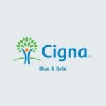 Cigna blue & gold