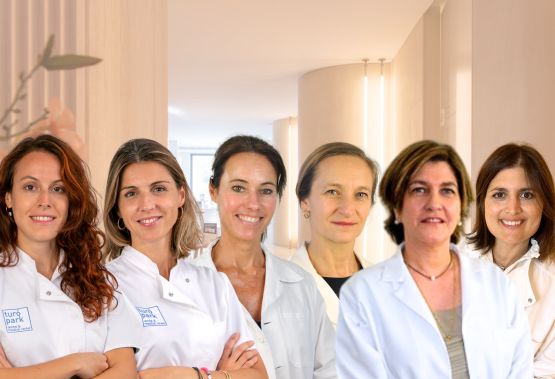Equipo de ginecólogos expertas de Turó Park Clinics en Barcelona, especialistas en salud de la mujer y terapia hormonal.