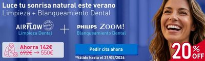 Oferta dental de primavera: limpieza dental + blanqueamiento dental